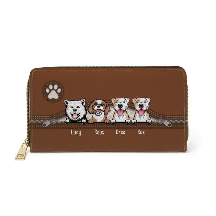 Custom Dog Paw Wallet - Personalized Wallet Dog Lovers