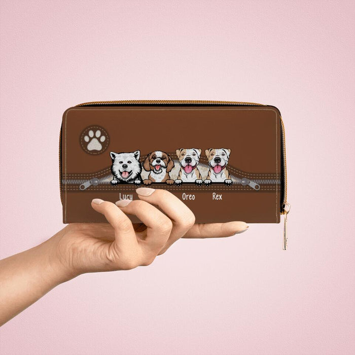 Custom Dog Paw Wallet - Personalized Wallet Dog Lovers