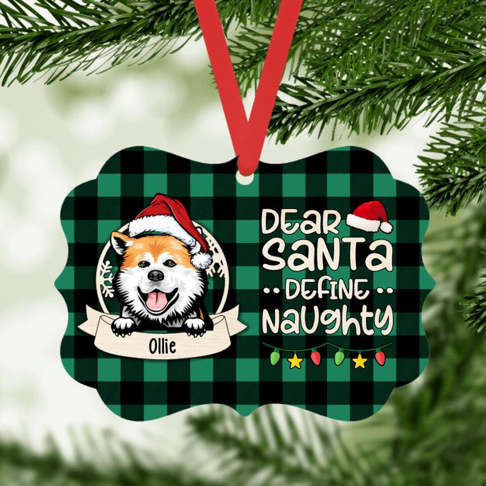 Dear Santa - Personalized Ornament Dog Lovers, Cat Lovers, Chrismas