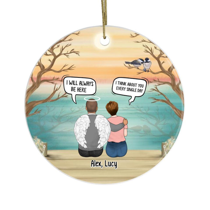 I Am Always with You - Personalized Gifts Custom Memorial Ornament for Family, Memorial Gifts