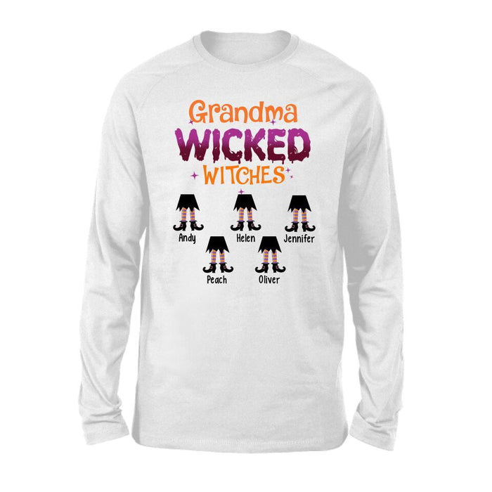 Personalized Shirt, Wicked Witches Feet, Gifts For Halloween Family