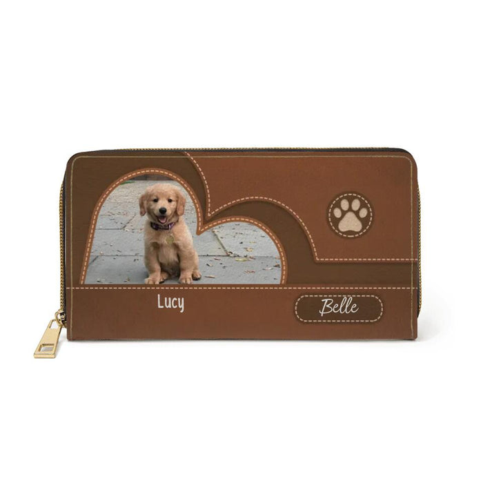 Personalized Wallet For Dog and Cat Mom, Pet Photo Upload