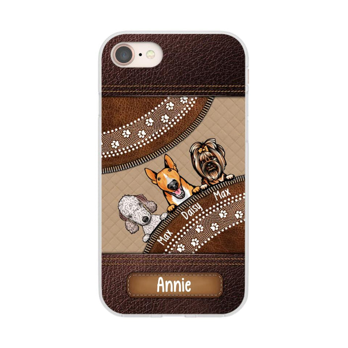 Dog Phone Case - Personalized Gifts for Custom Dog - Phone Case for Dog Mom and Dog Lovers