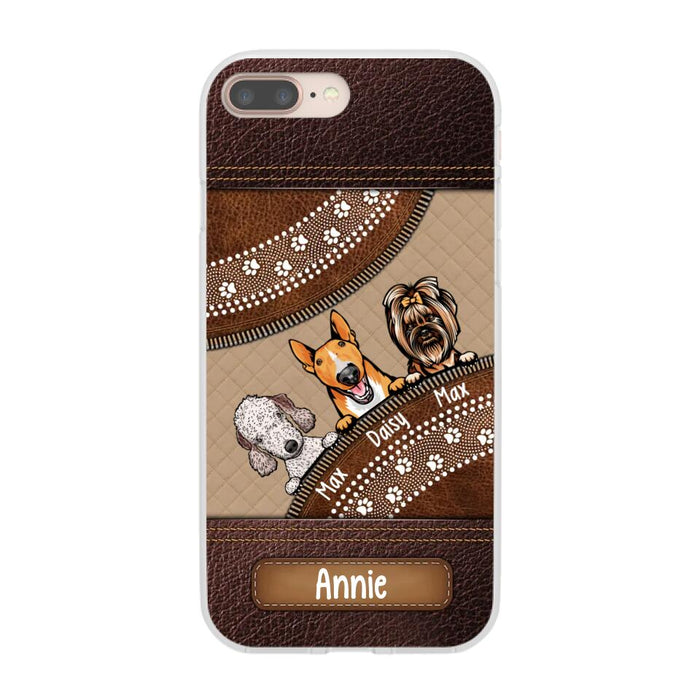 Dog Phone Case - Personalized Gifts for Custom Dog - Phone Case for Dog Mom and Dog Lovers