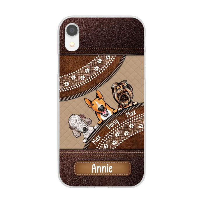 Dog Phone Case - Personalized Gifts for Custom Dog - Phone Case for Dog Mom and Dog Lovers