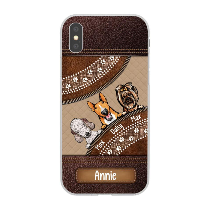 Dog Phone Case - Personalized Gifts for Custom Dog - Phone Case for Dog Mom and Dog Lovers