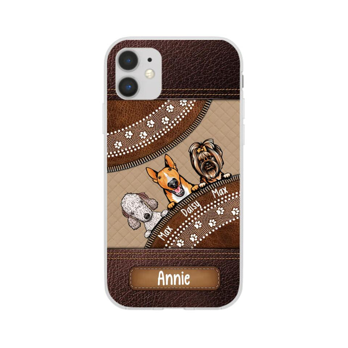 Dog Phone Case - Personalized Gifts for Custom Dog - Phone Case for Dog Mom and Dog Lovers