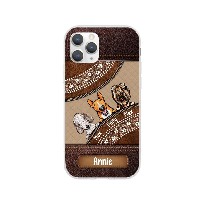 Dog Phone Case - Personalized Gifts for Custom Dog - Phone Case for Dog Mom and Dog Lovers