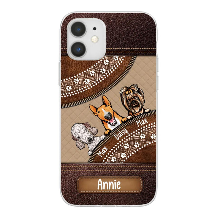 Dog Phone Case - Personalized Gifts for Custom Dog - Phone Case for Dog Mom and Dog Lovers