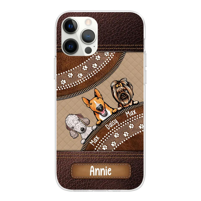 Dog Phone Case - Personalized Gifts for Custom Dog - Phone Case for Dog Mom and Dog Lovers