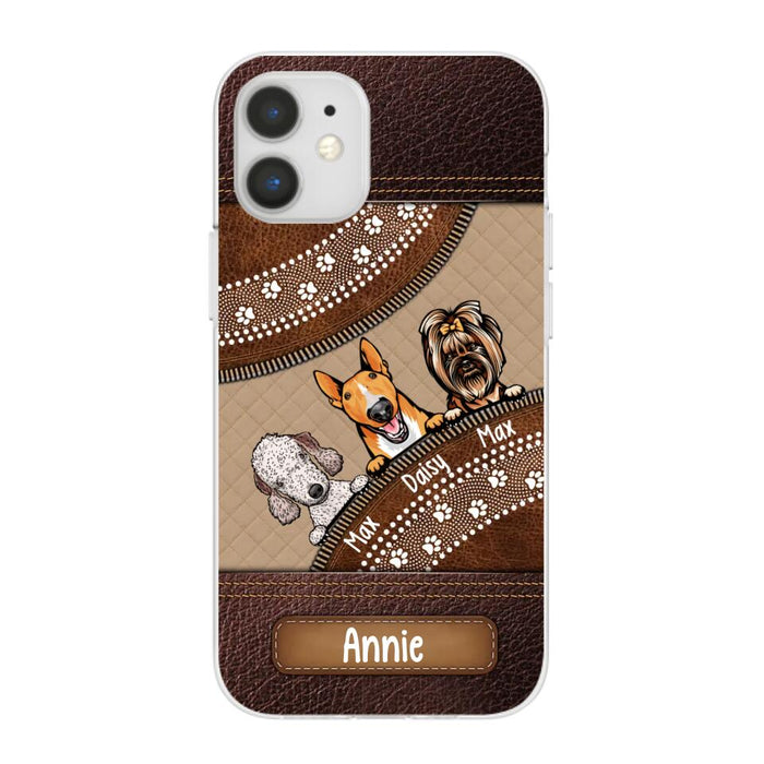 Dog Phone Case - Personalized Gifts for Custom Dog - Phone Case for Dog Mom and Dog Lovers