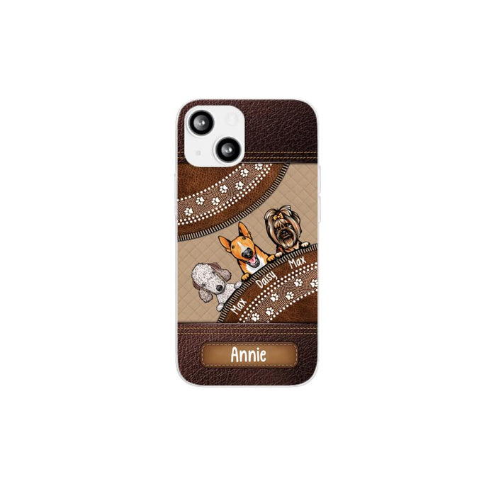 Dog Phone Case - Personalized Gifts for Custom Dog - Phone Case for Dog Mom and Dog Lovers