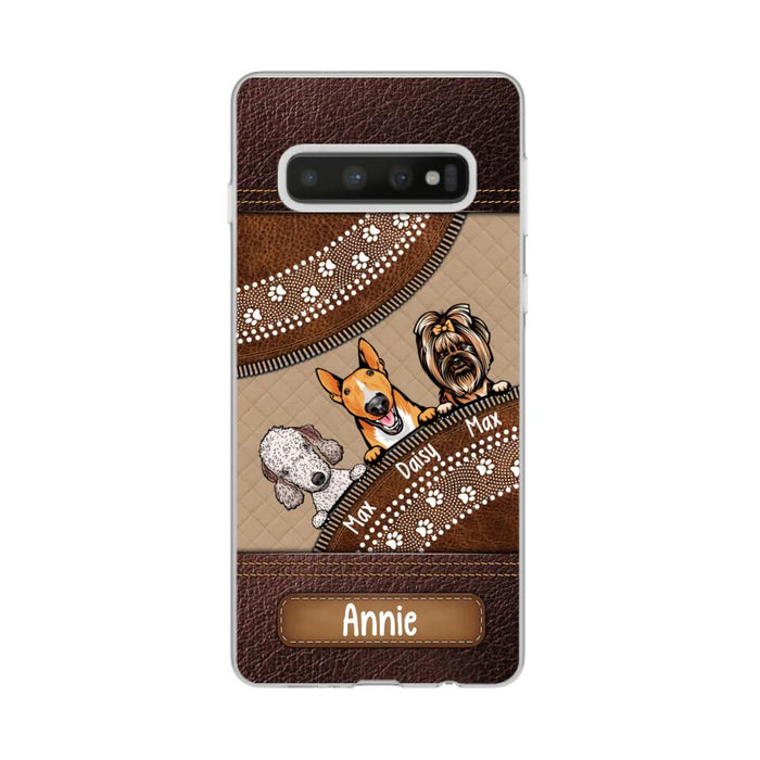 Dog Phone Case - Personalized Gifts for Custom Dog - Phone Case for Dog Mom and Dog Lovers