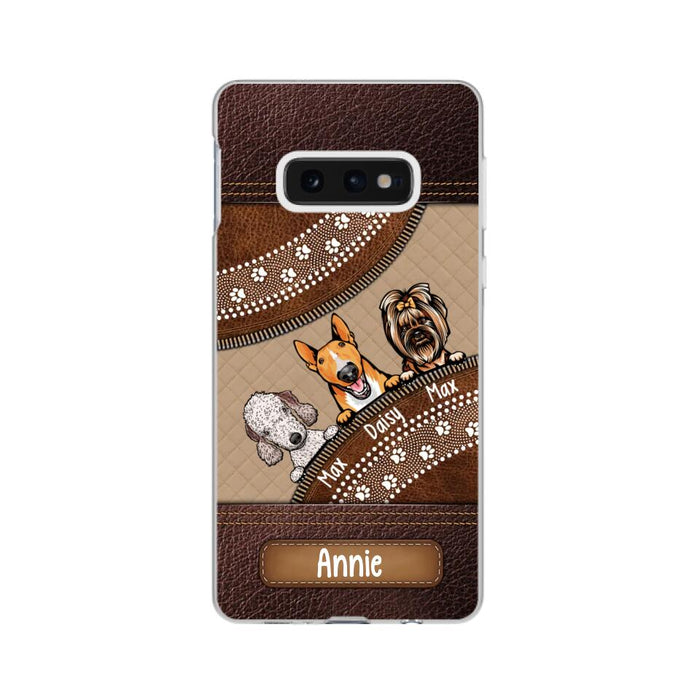 Dog Phone Case - Personalized Gifts for Custom Dog - Phone Case for Dog Mom and Dog Lovers