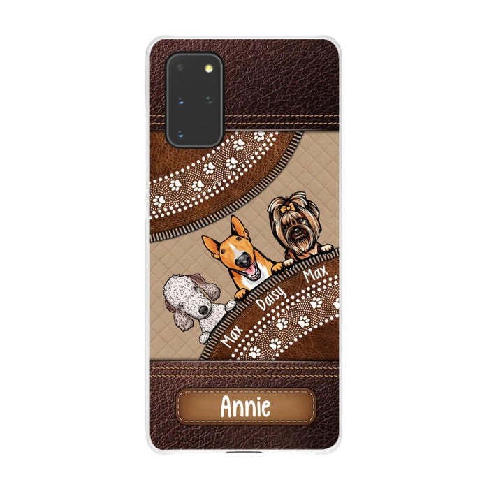 Dog Phone Case - Personalized Gifts for Custom Dog - Phone Case for Dog Mom and Dog Lovers