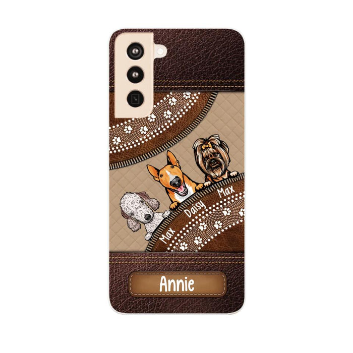 Dog Phone Case - Personalized Gifts for Custom Dog - Phone Case for Dog Mom and Dog Lovers