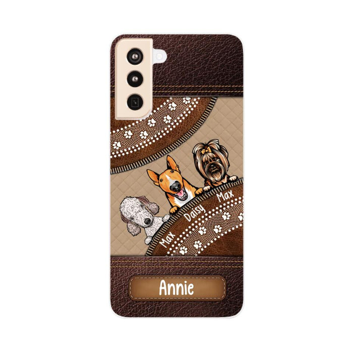 Dog Phone Case - Personalized Gifts for Custom Dog - Phone Case for Dog Mom and Dog Lovers