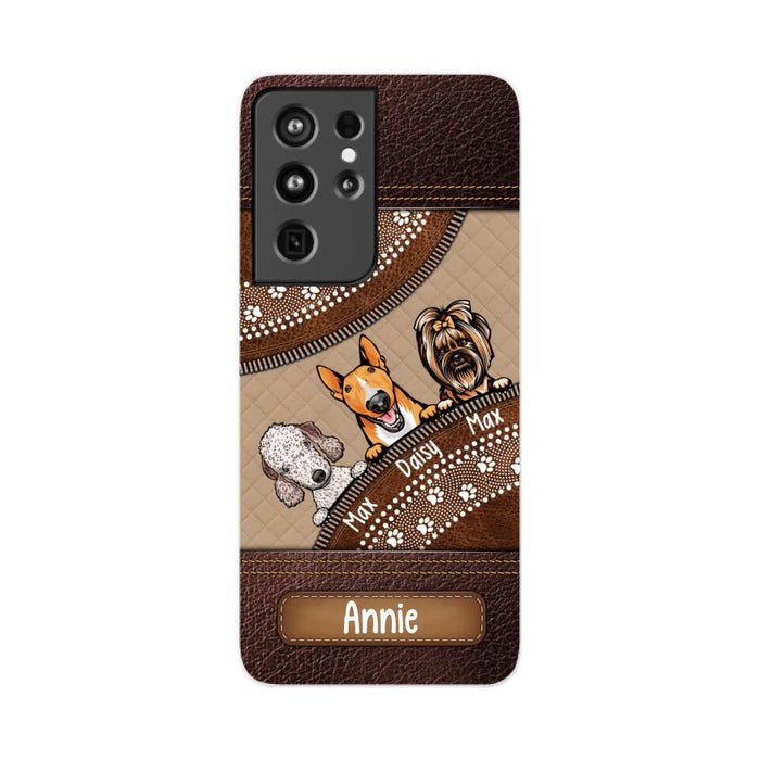 Dog Phone Case - Personalized Gifts for Custom Dog - Phone Case for Dog Mom and Dog Lovers