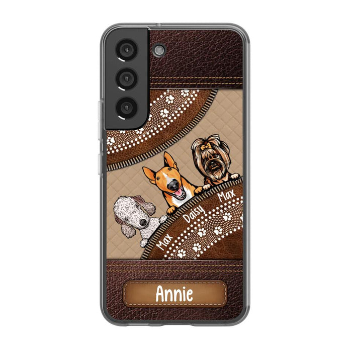 Dog Phone Case - Personalized Gifts for Custom Dog - Phone Case for Dog Mom and Dog Lovers