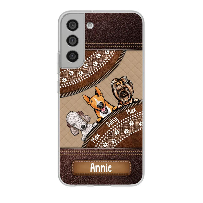 Dog Phone Case - Personalized Gifts for Custom Dog - Phone Case for Dog Mom and Dog Lovers