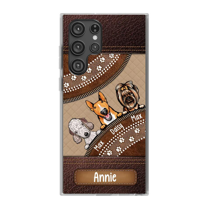 Dog Phone Case - Personalized Gifts for Custom Dog - Phone Case for Dog Mom and Dog Lovers