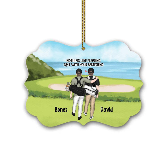 Personalized Ornament, Golf Couple, Sisters And Friends, Christmas Gift For Golf Lovers