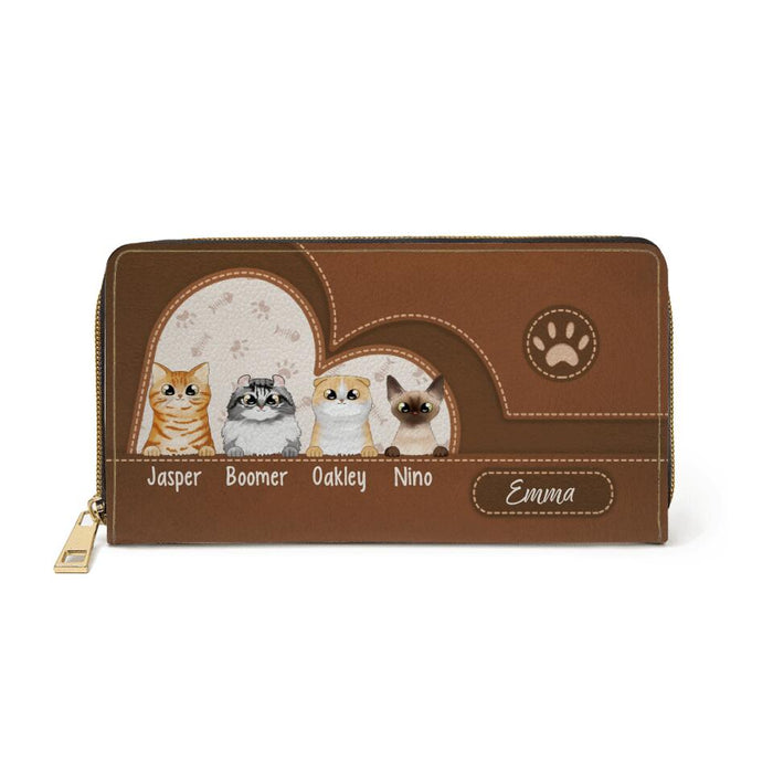 Custom Purse - Personalized Wallet Gifts for Cat Mom, Cat Lovers