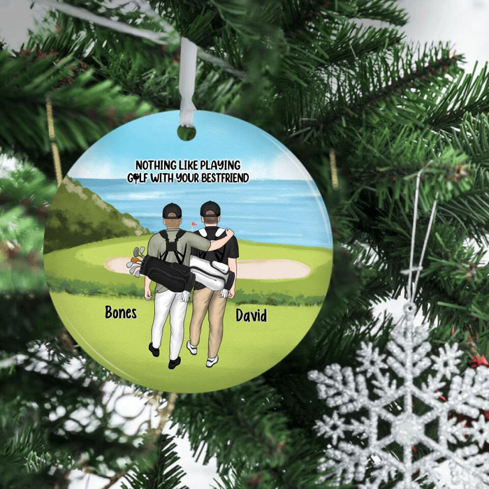 Personalized Ornament, Golf Couple, Sisters And Friends, Christmas Gift For Golf Lovers