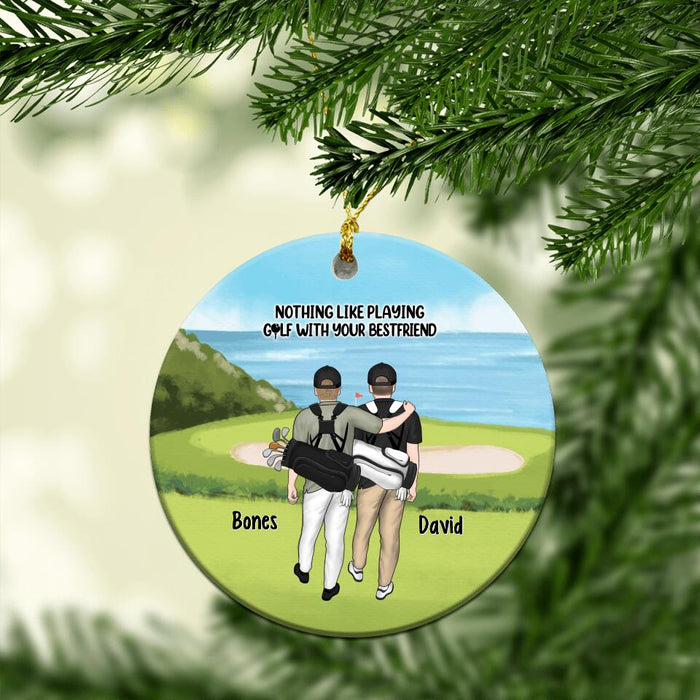 Personalized Ornament, Golf Couple, Sisters And Friends, Christmas Gift For Golf Lovers