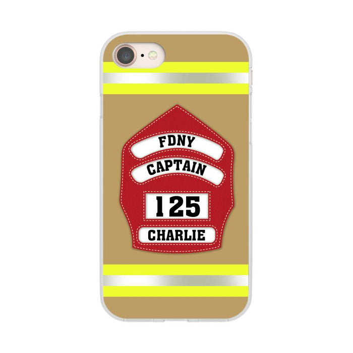 Firefighter Custom Name - Personalized Phone Case Firefighter