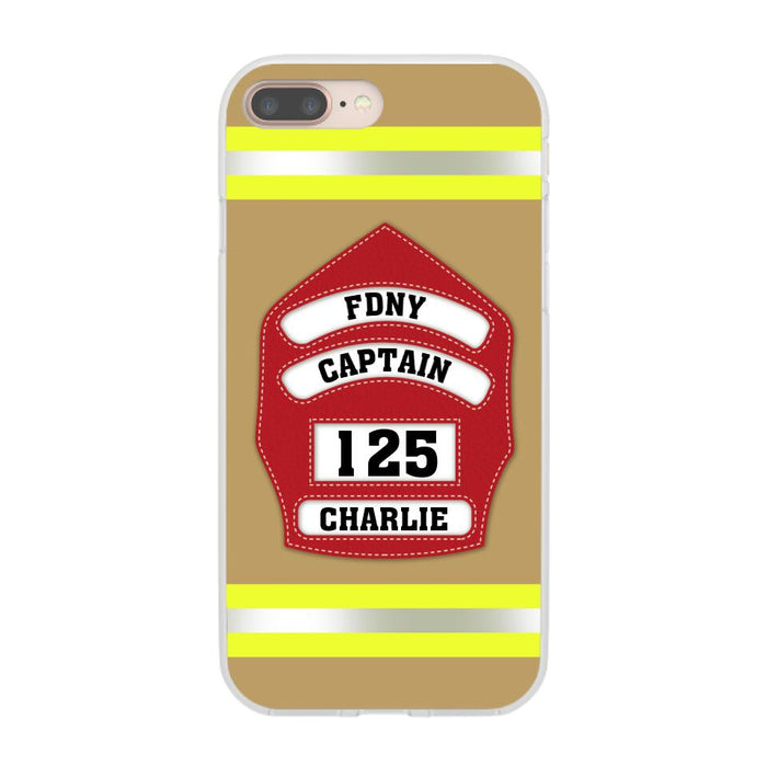 Firefighter Custom Name - Personalized Phone Case Firefighter