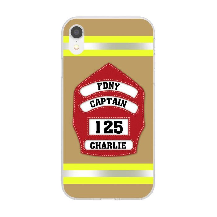 Firefighter Custom Name - Personalized Phone Case Firefighter