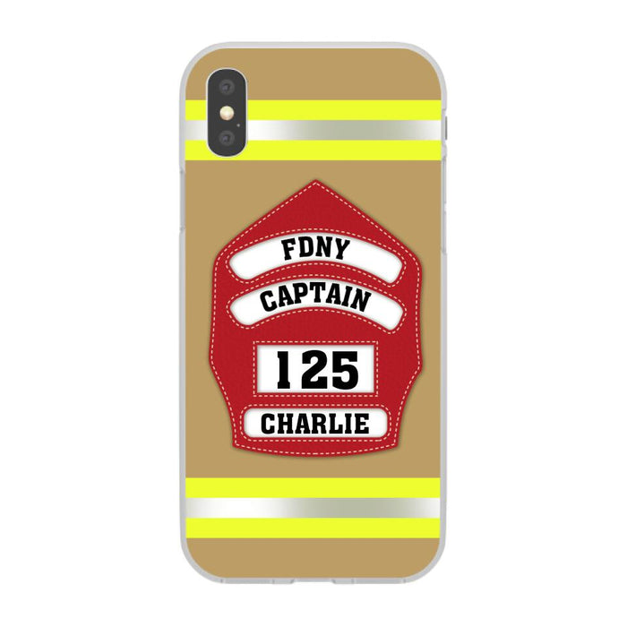 Firefighter Custom Name - Personalized Phone Case Firefighter