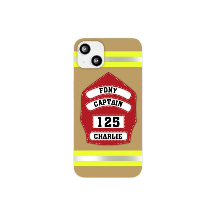 Firefighter Custom Name - Personalized Phone Case Firefighter