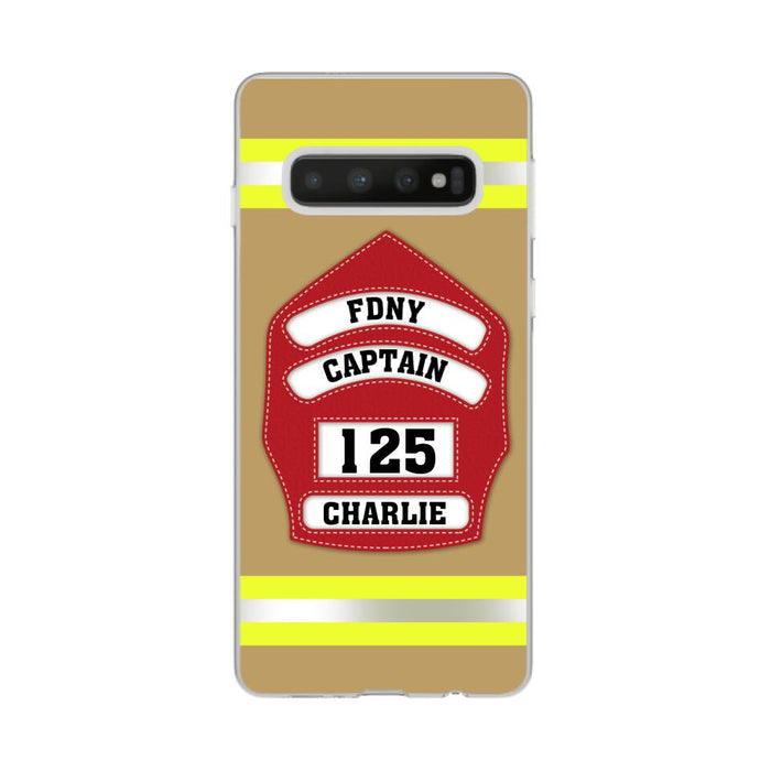 Firefighter Custom Name - Personalized Phone Case Firefighter