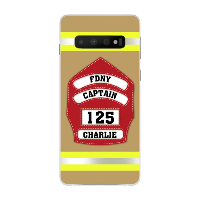 Firefighter Custom Name - Personalized Phone Case Firefighter