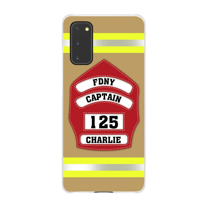 Firefighter Custom Name - Personalized Phone Case Firefighter