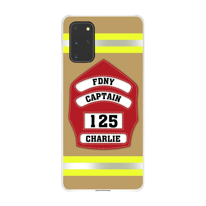 Firefighter Custom Name - Personalized Phone Case Firefighter