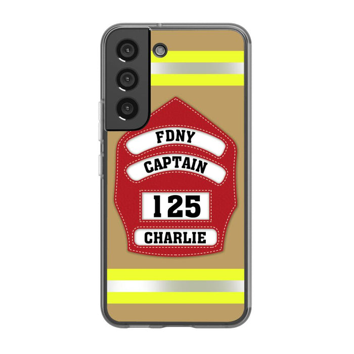 Firefighter Custom Name - Personalized Phone Case Firefighter