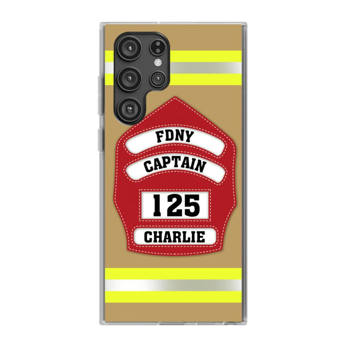 Firefighter Custom Name - Personalized Phone Case Firefighter