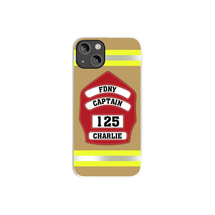 Firefighter Custom Name - Personalized Phone Case Firefighter