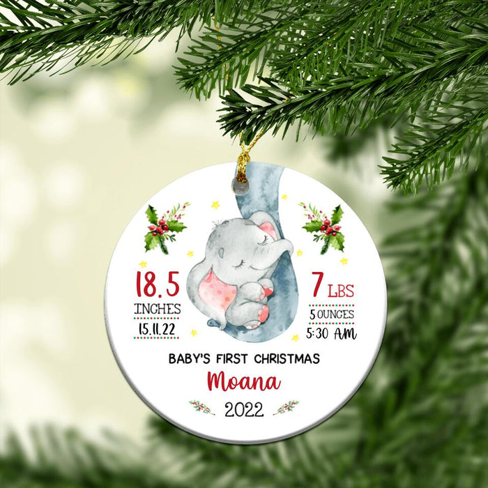 Baby First Christmas - Personalized Ornament For Baby, Christmas Gifts