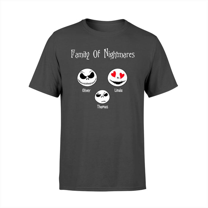 Personalized Shirt, Family Of Nightmares, Gift For Halloween Family