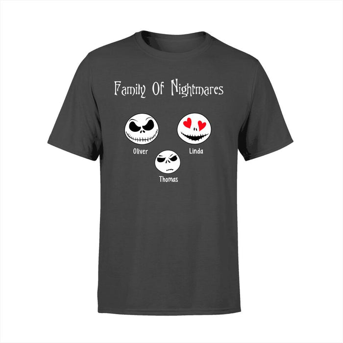 Personalized Shirt, Family Of Nightmares, Gift For Halloween Family