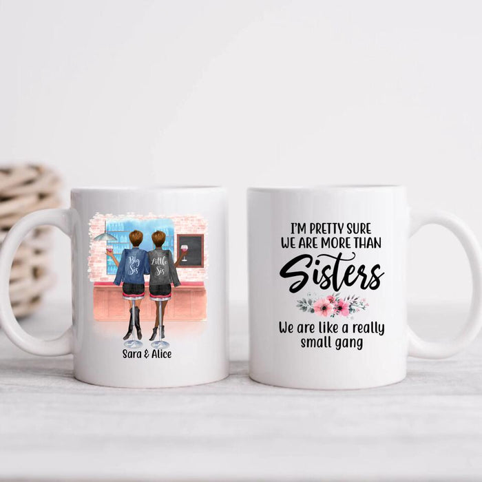 Sisters By Marriage Friends By Choice - Personalized Mug, Custom Sister Mug, Best Friend Mug, Sister Gift