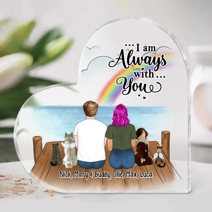 Forever In Our Heart - Personalized Acrylic Plaque For Dog, Cat Lovers, Memorial Gifts