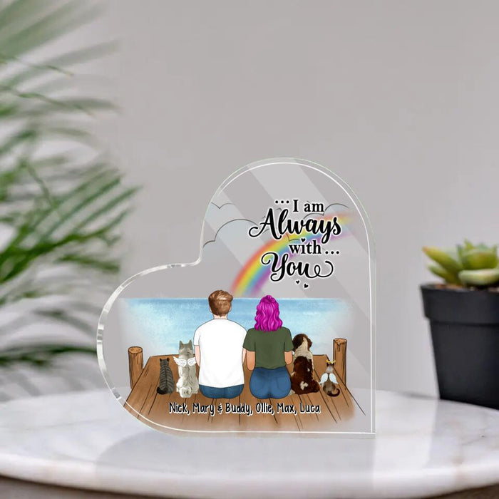 Forever In Our Heart - Personalized Acrylic Plaque For Dog, Cat Lovers, Memorial Gifts