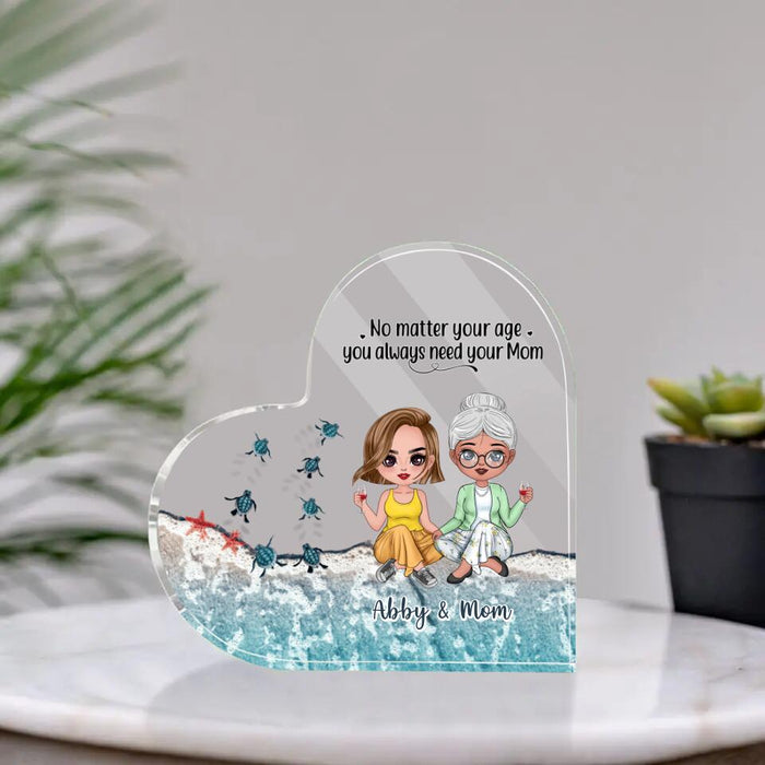 For All the Times That I Forgot to Thank You - Personalized Gifts Custom Acrylic Plaque for Mom