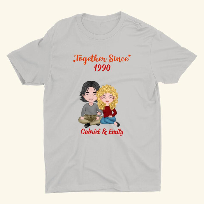 Old Couple Together Since - Personalized Shirt For Couples, For Him, For Her, Anniversary