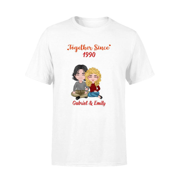 Old Couple Together Since - Personalized Shirt For Couples, For Him, For Her, Anniversary